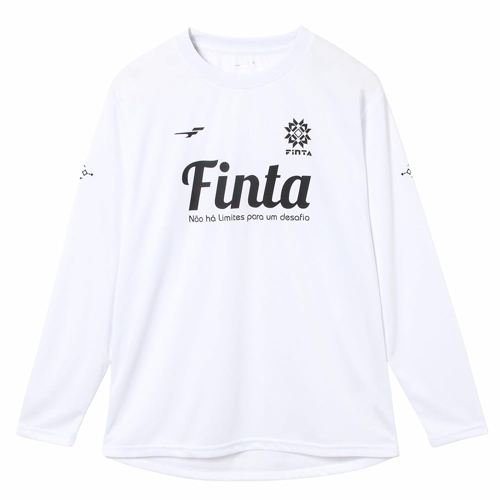 FINTA サッカー 長袖トレーニングシャツ tシャツ 黒ブラジル FINTA フィンタ FDB長袖プラクティスシャツ(ブラック) FT4005
